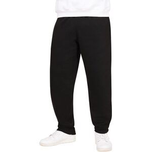 Casual Classics Mens Blended Core Ringspun Cotton Oversized Sweatpants / Black